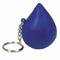 Blue Drop Squeezies Stress Reliever Key Ring